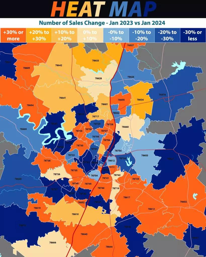 February Zip Code Map